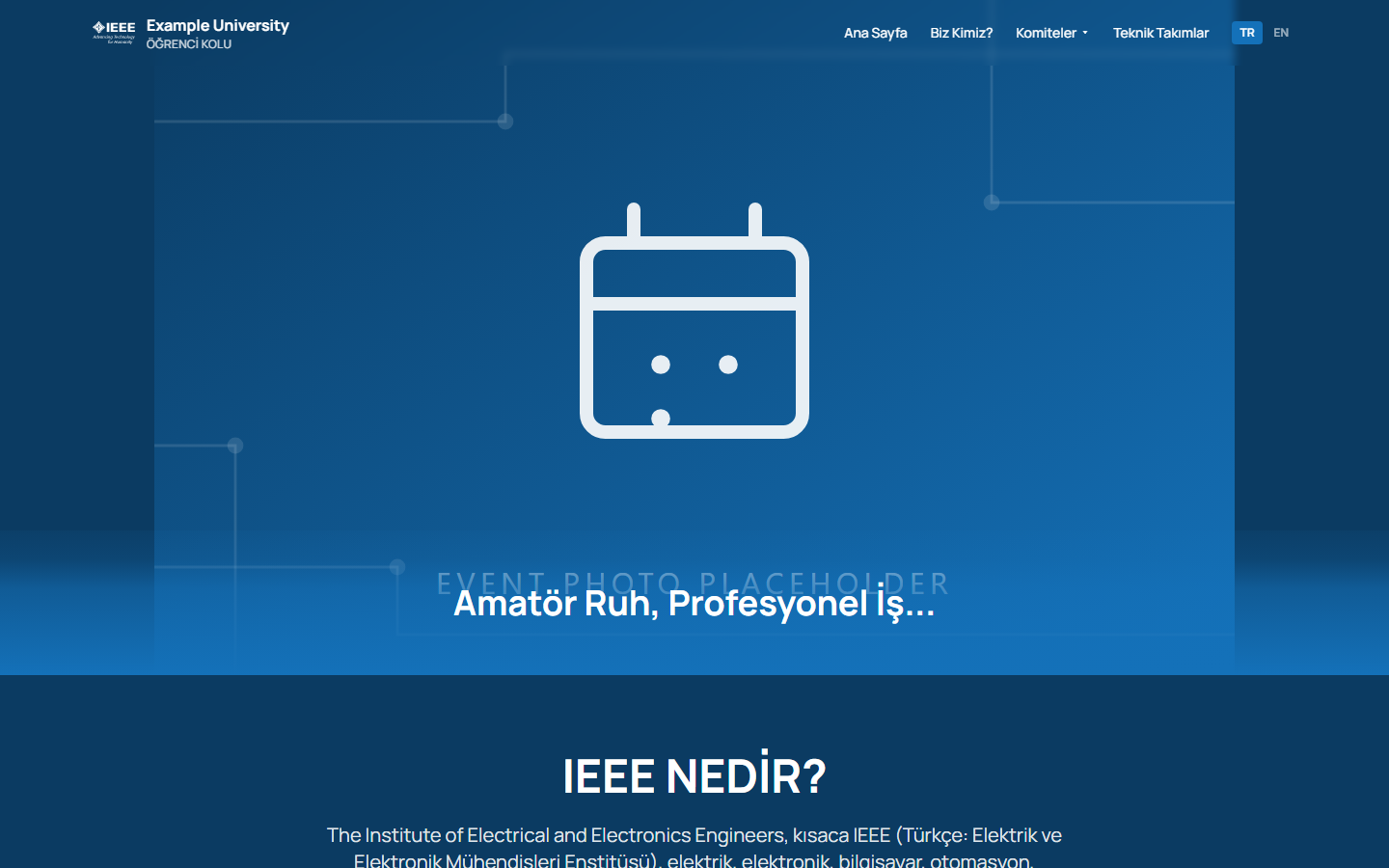 IEEE Student Branch Template