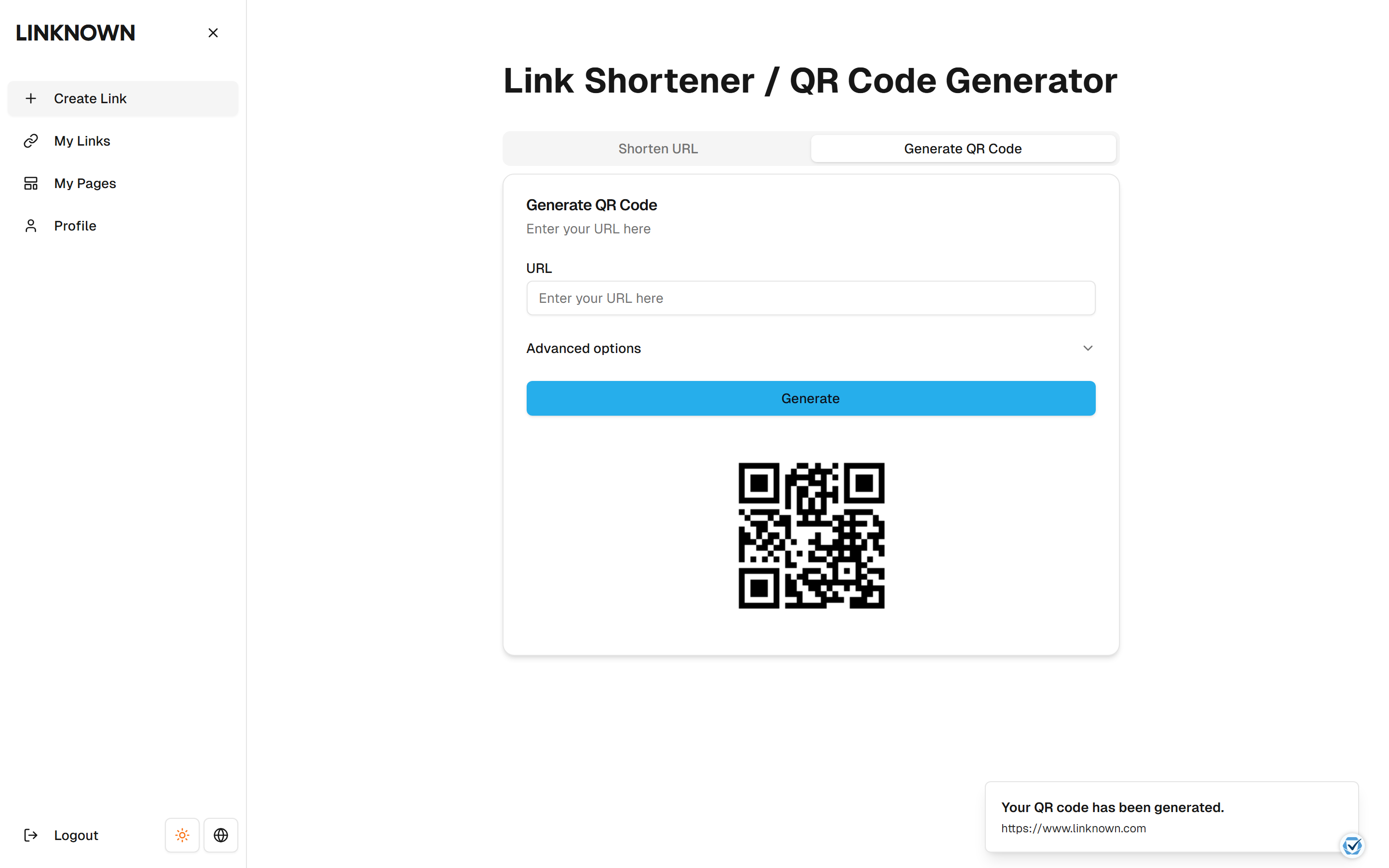 QR kod oluşturma